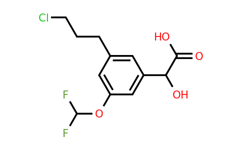 1805885-80-6 | 3-(3-Chloropropyl)-5-(difluoromethoxy)mandelic acid