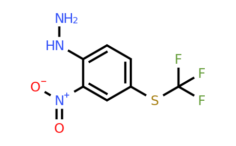 1805885-89-5 | 1-(2-Nitro-4-(trifluoromethylthio)phenyl)hydrazine