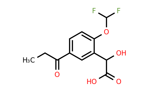 1805886-02-5 | 2-(Difluoromethoxy)-5-propionylmandelic acid