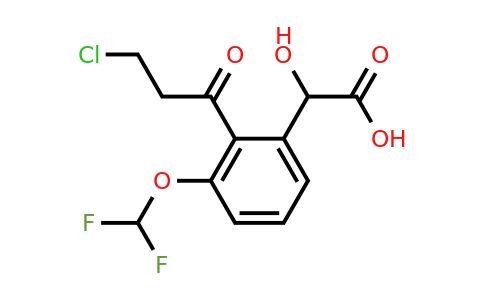 1805886-05-8 | 2-(3-Chloropropanoyl)-3-(difluoromethoxy)mandelic acid