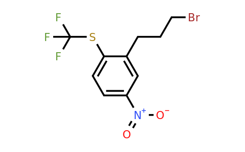 1805886-14-9 | 1-(3-Bromopropyl)-5-nitro-2-(trifluoromethylthio)benzene