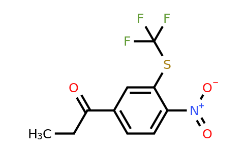 1805886-19-4 | 1-(4-Nitro-3-(trifluoromethylthio)phenyl)propan-1-one