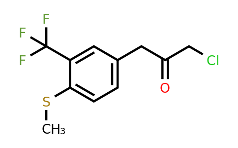 1805886-23-0 | 1-Chloro-3-(4-(methylthio)-3-(trifluoromethyl)phenyl)propan-2-one
