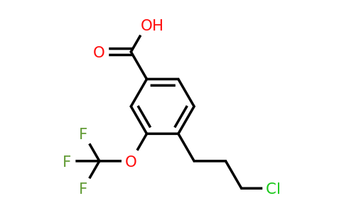 1805886-64-9 | 4-(3-Chloropropyl)-3-(trifluoromethoxy)benzoic acid