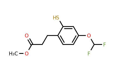 1805886-96-7 | Methyl 4-(difluoromethoxy)-2-mercaptophenylpropanoate
