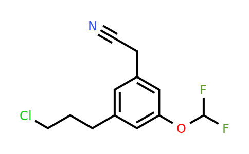 1805886-99-0 | 3-(3-Chloropropyl)-5-(difluoromethoxy)phenylacetonitrile
