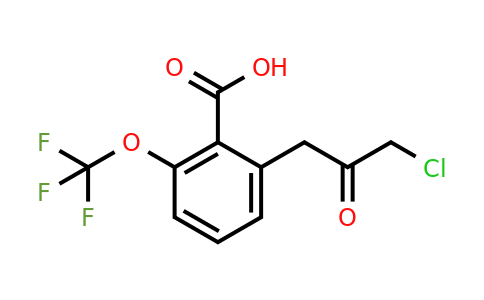 1805887-04-0 | 2-(3-Chloro-2-oxopropyl)-6-(trifluoromethoxy)benzoic acid