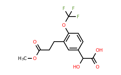 1805887-99-3 | 3-(3-Methoxy-3-oxopropyl)-4-(trifluoromethoxy)mandelic acid