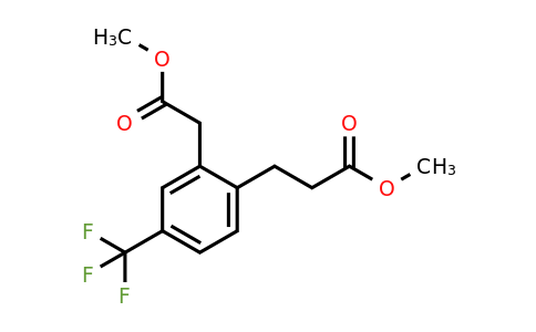 1805888-10-1 | Methyl 2-(3-methoxy-3-oxopropyl)-5-(trifluoromethyl)phenylacetate