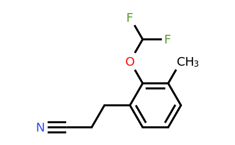 1805888-20-3 | 2-(Difluoromethoxy)-3-methylphenylpropanenitrile
