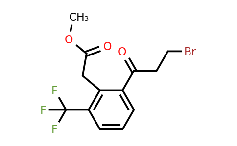1805888-44-1 | Methyl 2-(3-bromopropanoyl)-6-(trifluoromethyl)phenylacetate