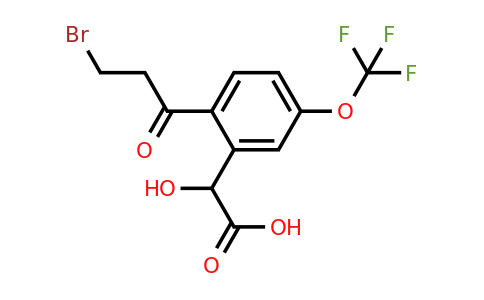 1805888-69-0 | 2-(3-Bromopropanoyl)-5-(trifluoromethoxy)mandelic acid