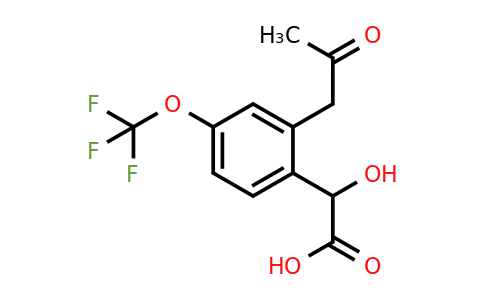 1805888-81-6 | 2-(2-Oxopropyl)-4-(trifluoromethoxy)mandelic acid