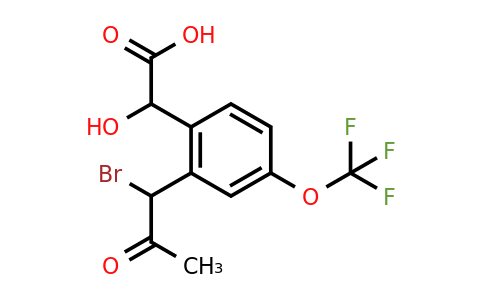 1805888-89-4 | 2-(1-Bromo-2-oxopropyl)-4-(trifluoromethoxy)mandelic acid