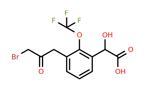 1805888-98-5 | 3-(3-Bromo-2-oxopropyl)-2-(trifluoromethoxy)mandelic acid