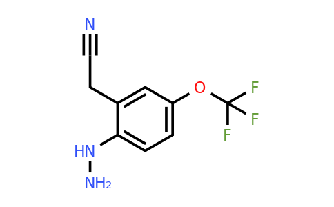 1805889-23-9 | 2-Hydrazinyl-5-(trifluoromethoxy)phenylacetonitrile