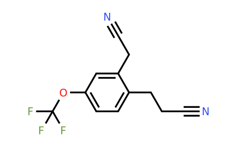 1805889-45-5 | 2-(2-Cyanoethyl)-5-(trifluoromethoxy)phenylacetonitrile