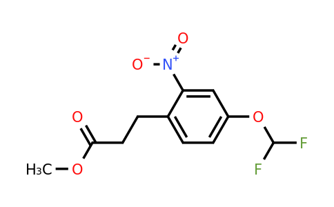 1805889-59-1 | Methyl 4-(difluoromethoxy)-2-nitrophenylpropanoate
