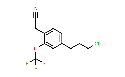 1805889-61-5 | 4-(3-Chloropropyl)-2-(trifluoromethoxy)phenylacetonitrile