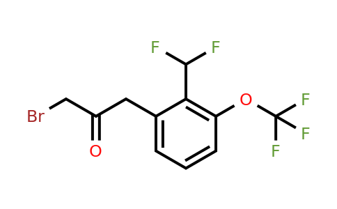 1805889-62-6 | 1-Bromo-3-(2-(difluoromethyl)-3-(trifluoromethoxy)phenyl)propan-2-one