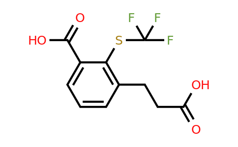 1805889-78-4 | 3-(2-Carboxyethyl)-2-(trifluoromethylthio)benzoic acid