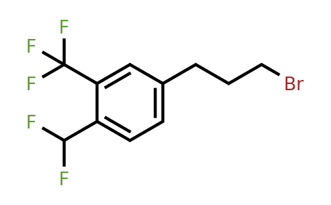 1805889-88-6 | 5-(3-Bromopropyl)-2-(difluoromethyl)benzotrifluoride
