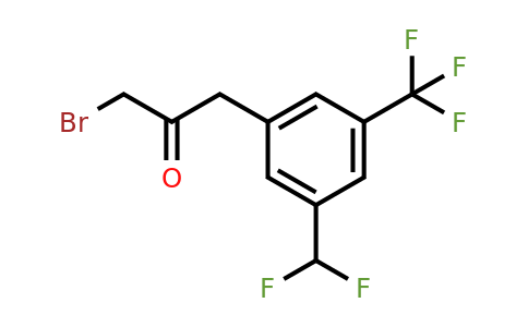 1805890-23-6 | 1-Bromo-3-(3-(difluoromethyl)-5-(trifluoromethyl)phenyl)propan-2-one