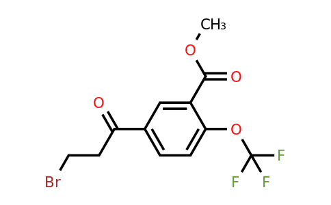 1805890-37-2 | Methyl 5-(3-bromopropanoyl)-2-(trifluoromethoxy)benzoate