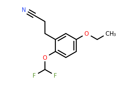 1805890-46-3 | 2-(Difluoromethoxy)-5-ethoxyphenylpropanenitrile