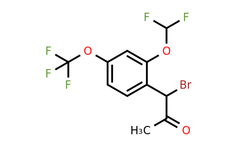1805890-88-3 | 1-Bromo-1-(2-(difluoromethoxy)-4-(trifluoromethoxy)phenyl)propan-2-one