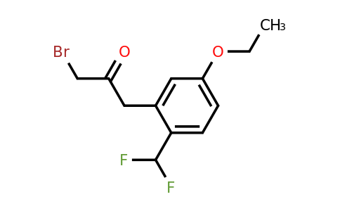 1805890-93-0 | 1-Bromo-3-(2-(difluoromethyl)-5-ethoxyphenyl)propan-2-one