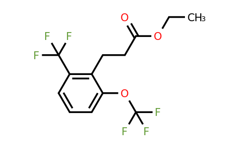 1805890-97-4 | Ethyl 3-(2-(trifluoromethoxy)-6-(trifluoromethyl)phenyl)propanoate