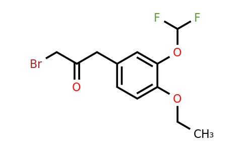 1805891-05-7 | 1-Bromo-3-(3-(difluoromethoxy)-4-ethoxyphenyl)propan-2-one