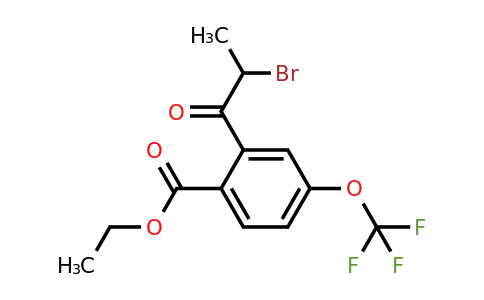 1805891-22-8 | Ethyl 2-(2-bromopropanoyl)-4-(trifluoromethoxy)benzoate