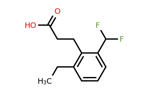 1805891-31-9 | 2-(Difluoromethyl)-6-ethylphenylpropanoic acid