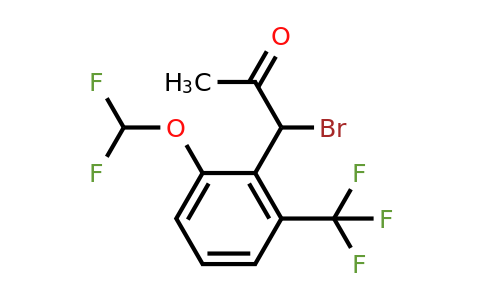 1805891-32-0 | 1-Bromo-1-(2-(difluoromethoxy)-6-(trifluoromethyl)phenyl)propan-2-one