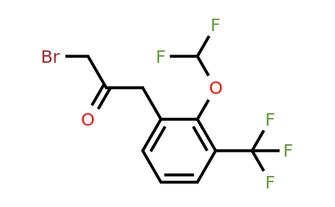 1805891-45-5 | 1-Bromo-3-(2-(difluoromethoxy)-3-(trifluoromethyl)phenyl)propan-2-one