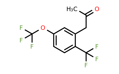 1805891-46-6 | 1-(5-(Trifluoromethoxy)-2-(trifluoromethyl)phenyl)propan-2-one