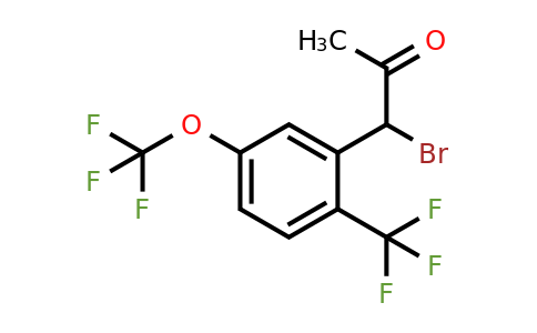 1805891-55-7 | 1-Bromo-1-(5-(trifluoromethoxy)-2-(trifluoromethyl)phenyl)propan-2-one