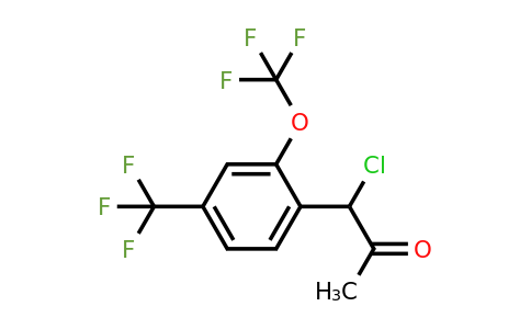 1805891-68-2 | 1-Chloro-1-(2-(trifluoromethoxy)-4-(trifluoromethyl)phenyl)propan-2-one