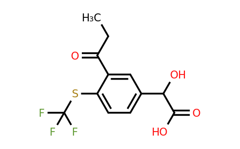 1805891-75-1 | 3-Propionyl-4-(trifluoromethylthio)mandelic acid