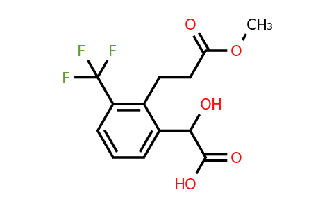 1805891-76-2 | 2-(3-Methoxy-3-oxopropyl)-3-(trifluoromethyl)mandelic acid
