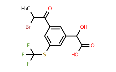 1805891-83-1 | 3-(2-Bromopropanoyl)-5-(trifluoromethylthio)mandelic acid