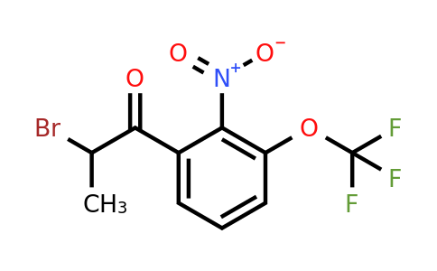 1805891-94-4 | 2-Bromo-1-(2-nitro-3-(trifluoromethoxy)phenyl)propan-1-one