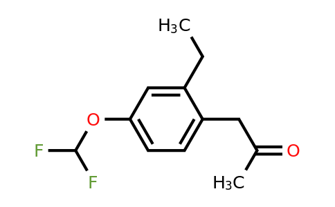 1805892-22-1 | 1-(4-(Difluoromethoxy)-2-ethylphenyl)propan-2-one