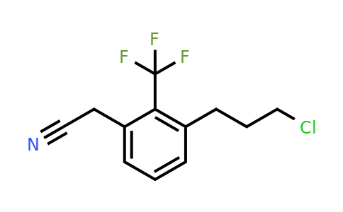 1805892-24-3 | 3-(3-Chloropropyl)-2-(trifluoromethyl)phenylacetonitrile