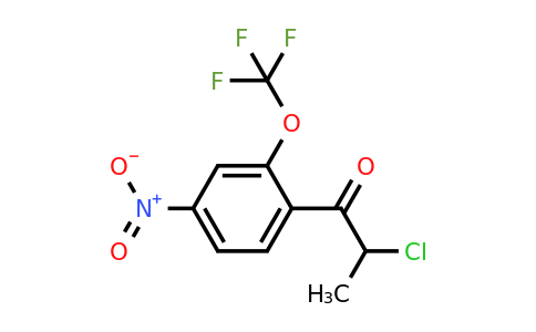 1805892-32-3 | 2-Chloro-1-(4-nitro-2-(trifluoromethoxy)phenyl)propan-1-one