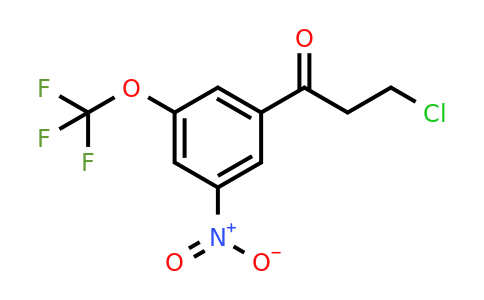 1805892-41-4 | 3-Chloro-1-(3-nitro-5-(trifluoromethoxy)phenyl)propan-1-one