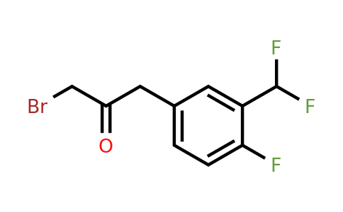 1805892-42-5 | 1-Bromo-3-(3-(difluoromethyl)-4-fluorophenyl)propan-2-one