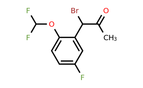 1805892-54-9 | 1-Bromo-1-(2-(difluoromethoxy)-5-fluorophenyl)propan-2-one
